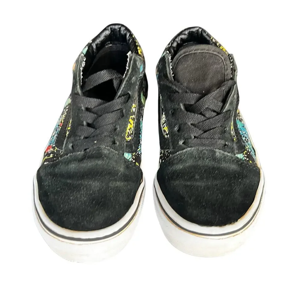 VANS Old Skool Glow in the Dark Psychedelic Cosmic Solar System SK8 Youth Sz 2.5